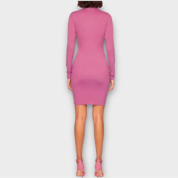 Susana Mónaco Bodycon Mock Neck Long Sleeve Dress - Picture 4 of 7